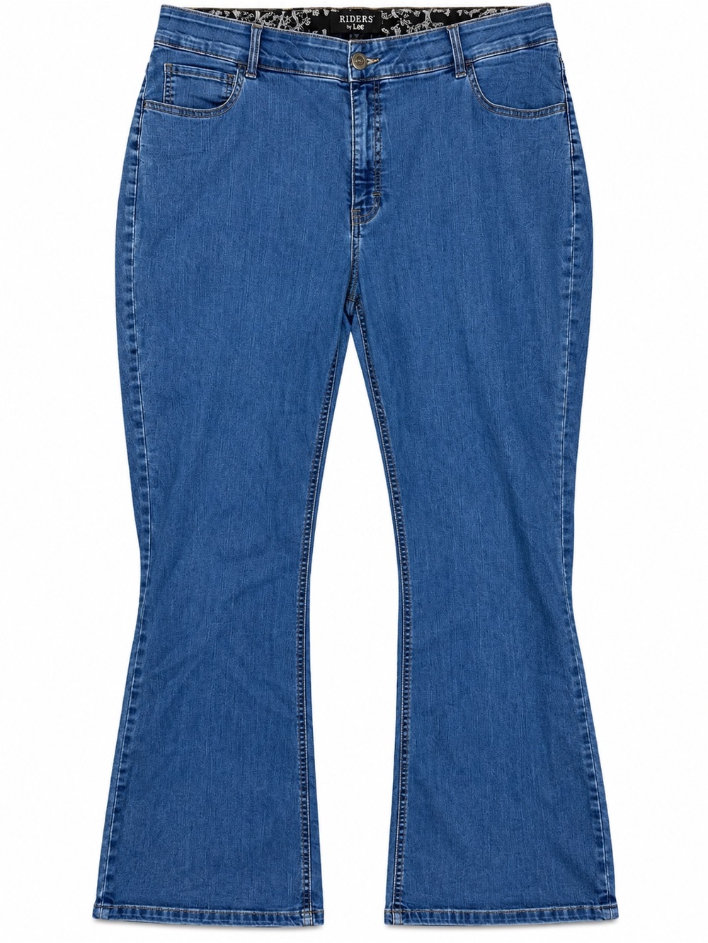 Riders by Lee Mid Rise Bootcut Jeans Women’s 24W Blue Stretch Denim